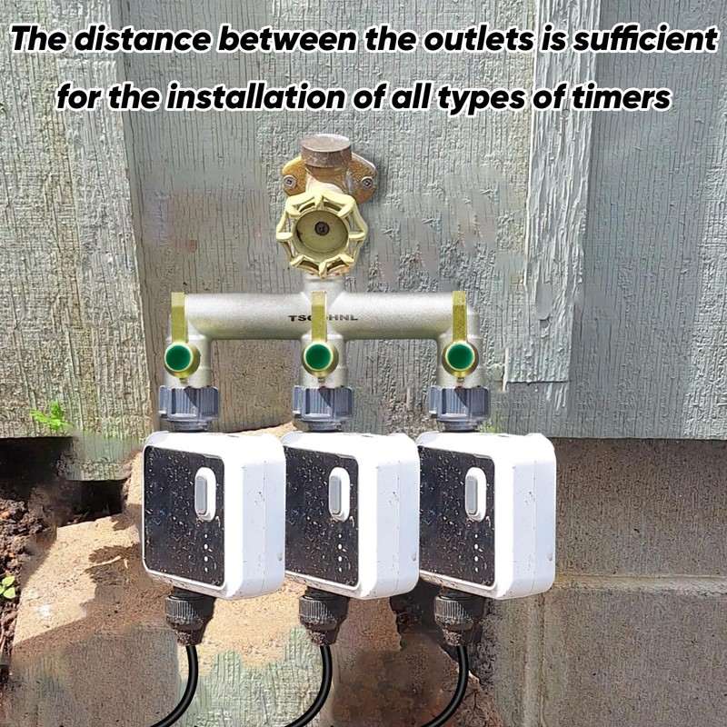 3/4 Inch Garden Hose splitter,Designed for installing multiple irrigation system