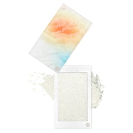 Erinde Glitter Highlight Palette, Shimmer Make-Up Highlighter Powder, Long-Lasting Glow Highly Pigmented Face Powder, Radiant Glow with Light Reflections, for Face and Body Contouring (3.5 g)