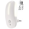 Lunartec Socket Light: LED Socket Night Light with Motion Sensor