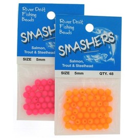 Pink Opaque Beads-5 mm-Pkg of 48 Beads