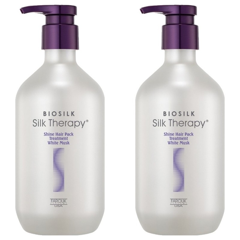 Silk Therapy Shine Hair Pack Treatment White Musk, 500ml, 2