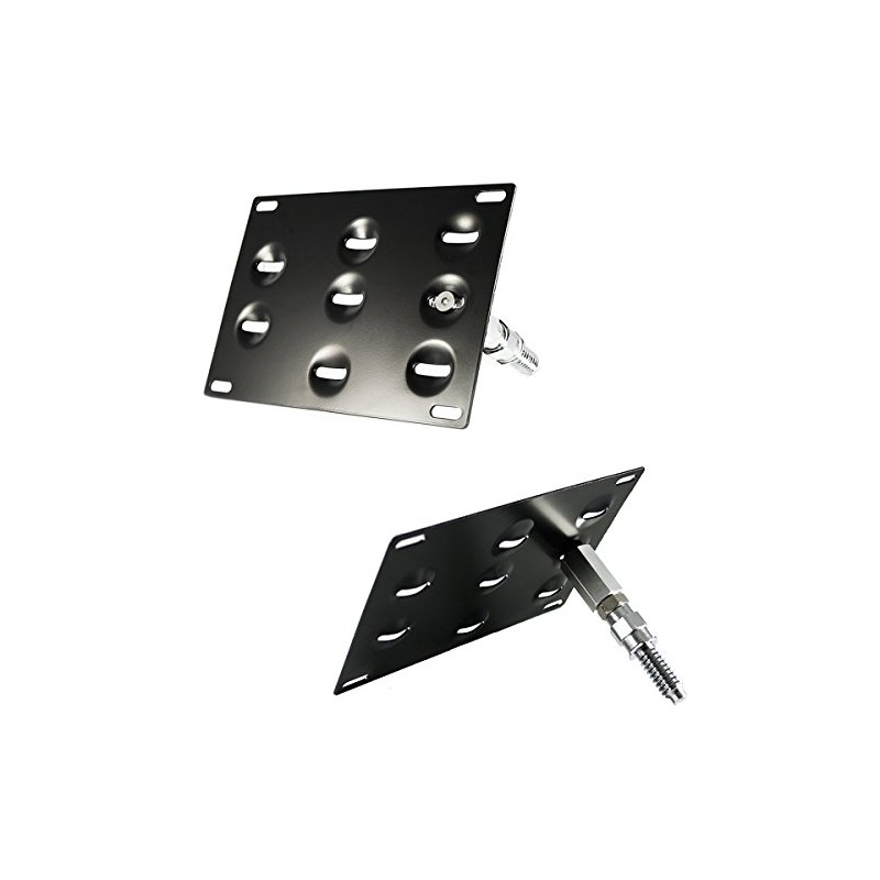 x xotic tech Front Bumper Tow Hook License Plate Mounting
