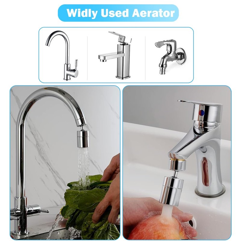 UBRAVE Tap Attachment, 360° Rotatable with 2 Modes Multifunctional Tap