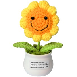 AMZQ Teacher Gifts for Women Men Teacher Sunflower Ornament Present