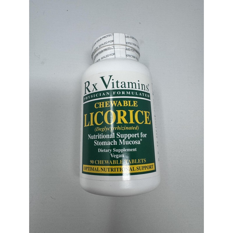 Rx Vitamins DGL Licorice 500 mg - 90 Tablets