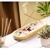 Bless-Rose-Incense-Sticks 100%-Natural-Handmade-Hand-Dipped Organic-Chemicals-Free For-Purification-Relaxation-Positivity-Yoga-Meditation The-Best-Woods-Scent (25 Sticks (40GM))