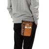 Mustache YVQ-5962 2-Way Mini Shoulder Pouch, Scissor Bag, Crossbody, Camel