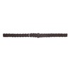 Vanzetti Women's Braided Leather Belt Width 2.5cm 80-105cm, brown