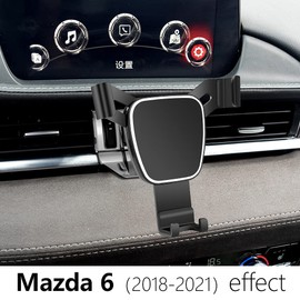 musttrue LUNQIN Handyhalterung für 2018-2021 Mazda 6 Autozubehör Navigationshalterung Innendekoration Handyhalterung