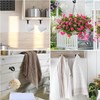 Screw Mount Ceiling Hooks Stainless Steel Under-Shelf Towel Hook Heavy