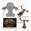 Hdlsina Tactical Shooting Headset + with U94 PTT 2pin with