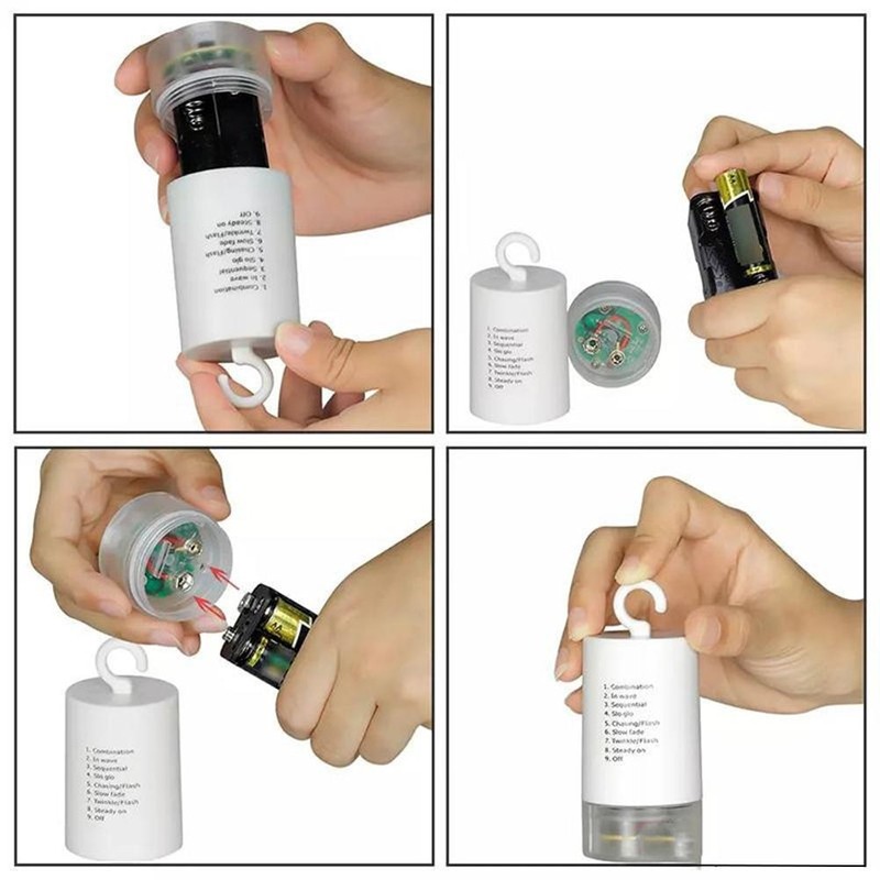 LED Firework String Lights 8 Mode Explosion Star Copper Wire