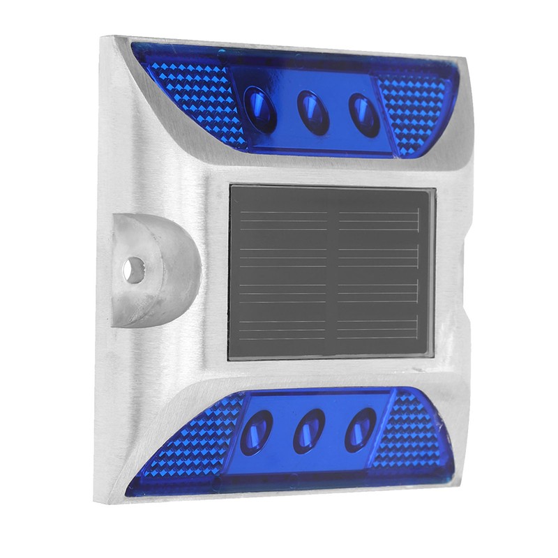 LED Solar Power Ground Marker Lights Waterproof Outdoor Driveway Road