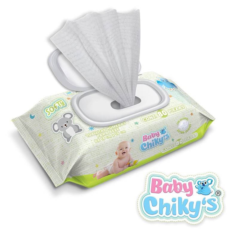 Toallitas Humedas Baby Chikys Con 80 Piezas