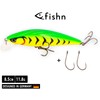 FISHN Grumpy Puncher Wobbler, Floating, Weight: 11.8 g, Length: 8.5