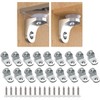 YOWPEY 20Pcs Shelf Support Peg Shelf Pins Kit Bracket Shelf