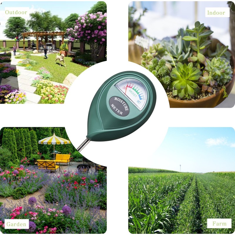 XLUX Soil Moisture Sensor Meter Water Monitor, Hygrometer for Gardening,