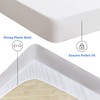 Sufdari Waterproof Mattress Protector King,150x200cm Mattress Cover for Bed,30cm Deep