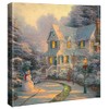 Thomas Kinkade Night Before Christmas 14" x 14" Gallery Wrapped