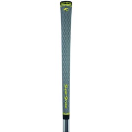 SuperStroke S-Tech™ Rubber Golf Club Grip, Gray/Black (Standard) | Ultimate Feedback and Control | Non-Slip Performance in All Weather Conditions | Swing Faster & Square The Clubface More Naturally