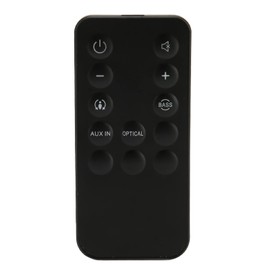 Soundbar Remote Control, Universal Replacement Remote Control for Cinema Speaker Soundbar System SB400 SB200, Black