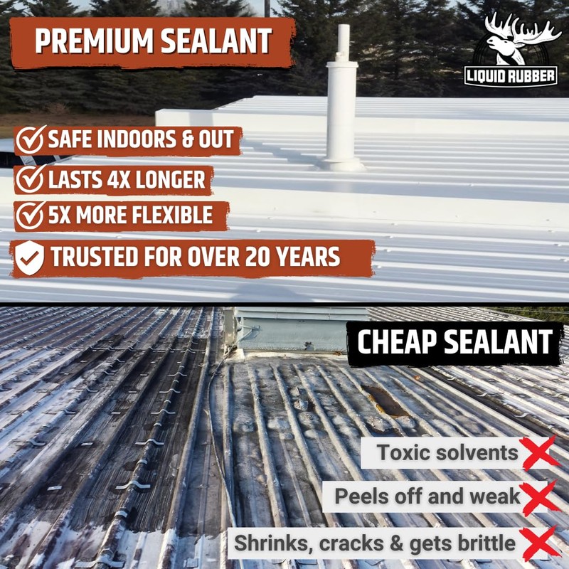 Liquid Rubber Color Waterproof Sealant - Elastomeric Roofing Coating for