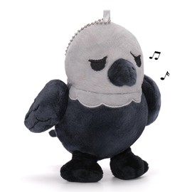 Dalycro TikTok Sad Bird Plush with Sound – Soft Emotional Inspiring Bird Stuffed Animal, Cute Plush Toy for Positive Vibes, Birthday Gift for Men, Women & Friends (Grey)