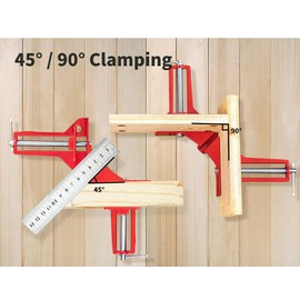 4-Piece Corner Clamp 90 Degree Right Angle Outside Vise Frame Holder Timber Work