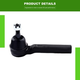 SCITOO 4pcs Front Suspension Kit Inner Outer Tie Rod End Fit 2008-2010 For Dodge Grand Caravan For Chrysler Town & Country 2009-2011 For Vw For Routan