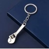 UKDGTMR Mini Adjustable Wrench Keychain, Universal Spanner, Metal Tool for