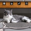 Cat Scratching Mat, 2 Pieces Scratching Mats for Cats Grey