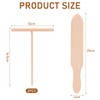 Mayoii 3pcs Crepe Spreader Set Beech Hard Durable Crepe Maker