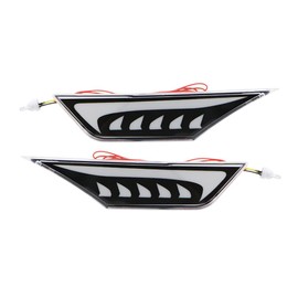 Dreamseek LED Side Marker Light for 10th Gen Honda Civic 2016 2017 2018 2019 2020 2021 2022 Indicator Driving Fender Lamp with Dynamic Sequential Turn Signal Flame Type