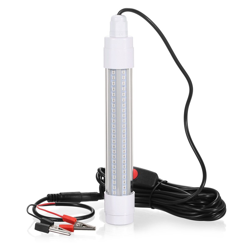 144 LED Submersible Fishing Light Underwater Fish Finder Lamp Night