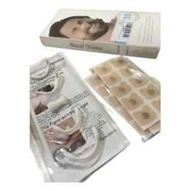 60 Dilatador Respiración Tiras Nasal Magnetico Anti Ronquido