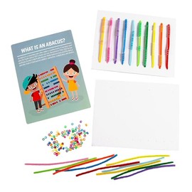 Fun Express STEM Abacus Math Educational Craft Kit - Makes 12