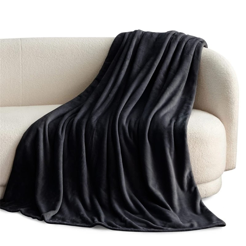 Hafaa Fleece Blanket and Throws 400 GSM Fluffy Sofa Throw
