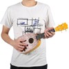 21in Ukulele with Carry Bag Tropical Fruit Pattern for Beginners