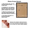 JCJMY 13x17 Picture Frame Black for Wall Hanging, Wall Mounting