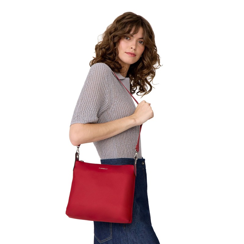 Fiorelli Nelly Crossbody Handbag, RED