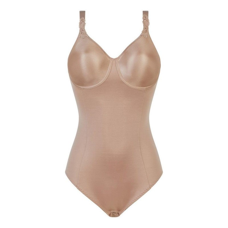 Chantelle Hedona Minimizer Shaping Bodysuit, 36B, Nude