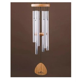 UpBlend Outdoors Wind Chime UpBlend Outdoors Silver 29-32” Full Length.