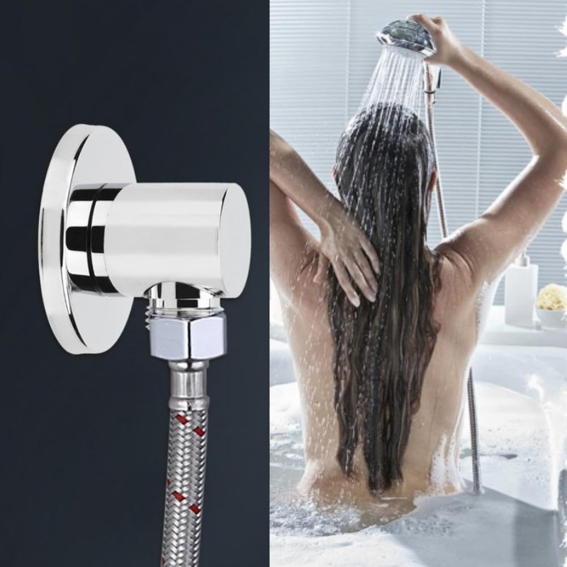 1/2" Copper Shower Hose Connector Household Wall Mounted Wall Outlet