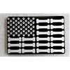 BilletVault Paws and Bones Flag Billet Aluminum Trailer Hitch Cover