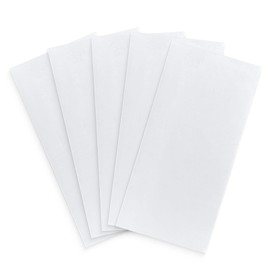 Emerson Envelopes DIN Long (Pack of 50) Wet Glue Envelope without Window White 110 x 220 mm 100 g/m² Business Envelope