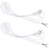 RTNLIT 2-Pack 6Ft Lamp Cord with Switch Button and Molded