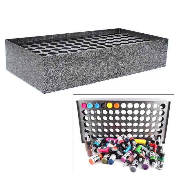 Does not apply 78-Holes Tattoo Ink Rack Wall Mounted Ink
