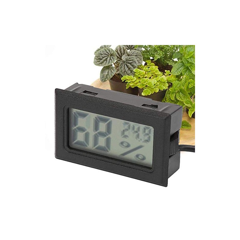 Termómetro Digital Higrómetro con Sonda de 1.5m LCD de Alta