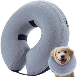 Inflatable Dog Collar, Leak Protection for Recovery After Surgery or Wounds, Protective Collar for Dogs for Recovery, Collar Dog Collar, Does Not Block Vision