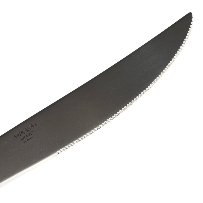 Mikasa Bravo 18/10 Stainless Steel High-Carbon Steak Knife (Set of